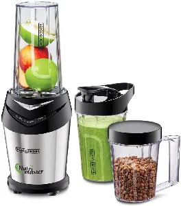 Black+Decker Blender And Smoothie Maker With 3 Jars 600W NE600-B5 Silver/Black