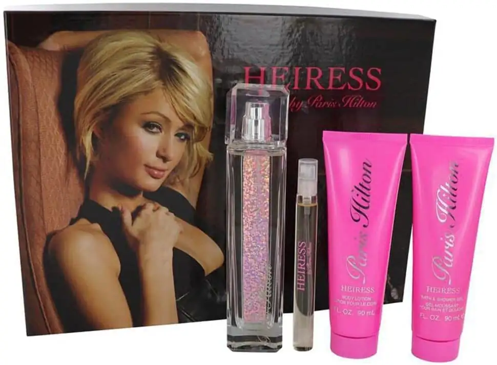 PARIS HILTON HEIRESS (W) EDP 100ML+10ML MINI+90ML BL+90ML BATH&SG SET