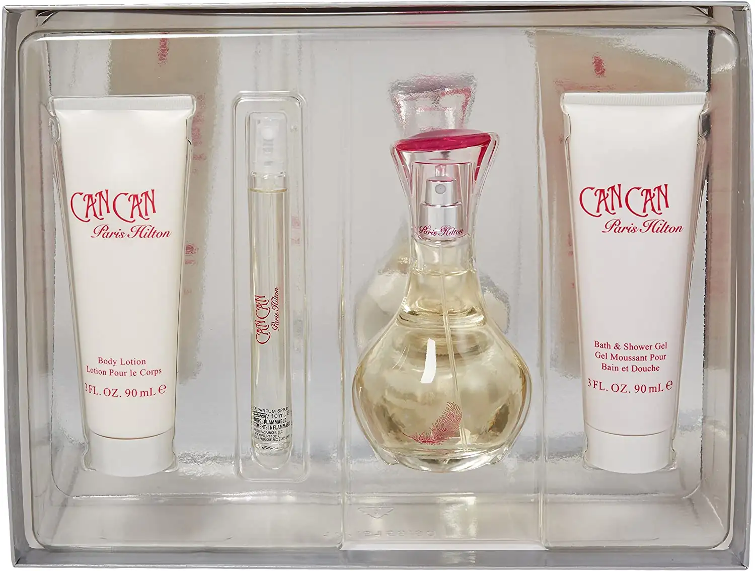 PARIS HILTON CAN CAN (W) SET EDP 100ML+10ML+90ML BL+90ML SG