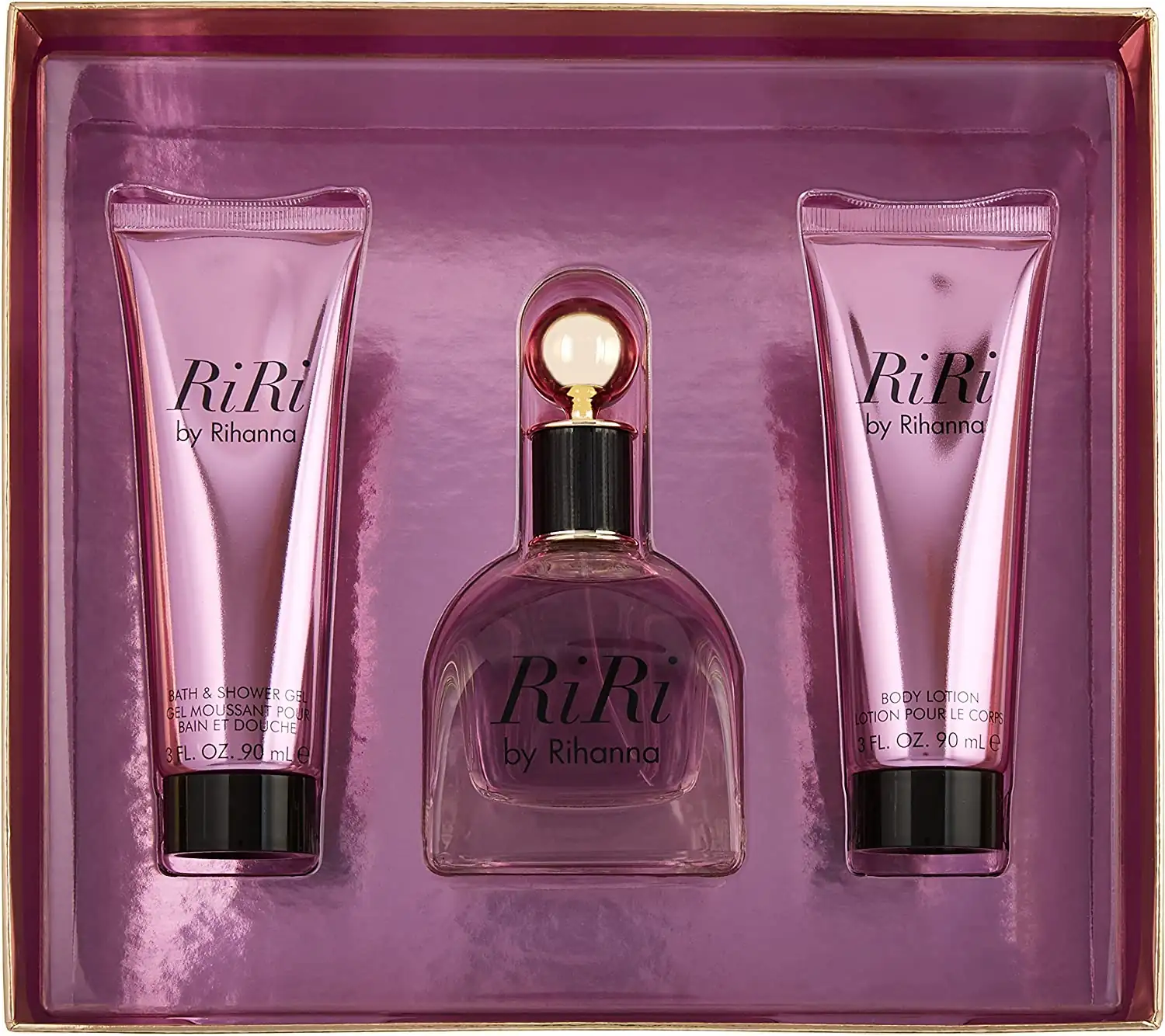 RIHANNA BY RIRI (W) EDP 100ML+90ML BL+90ML SG SET