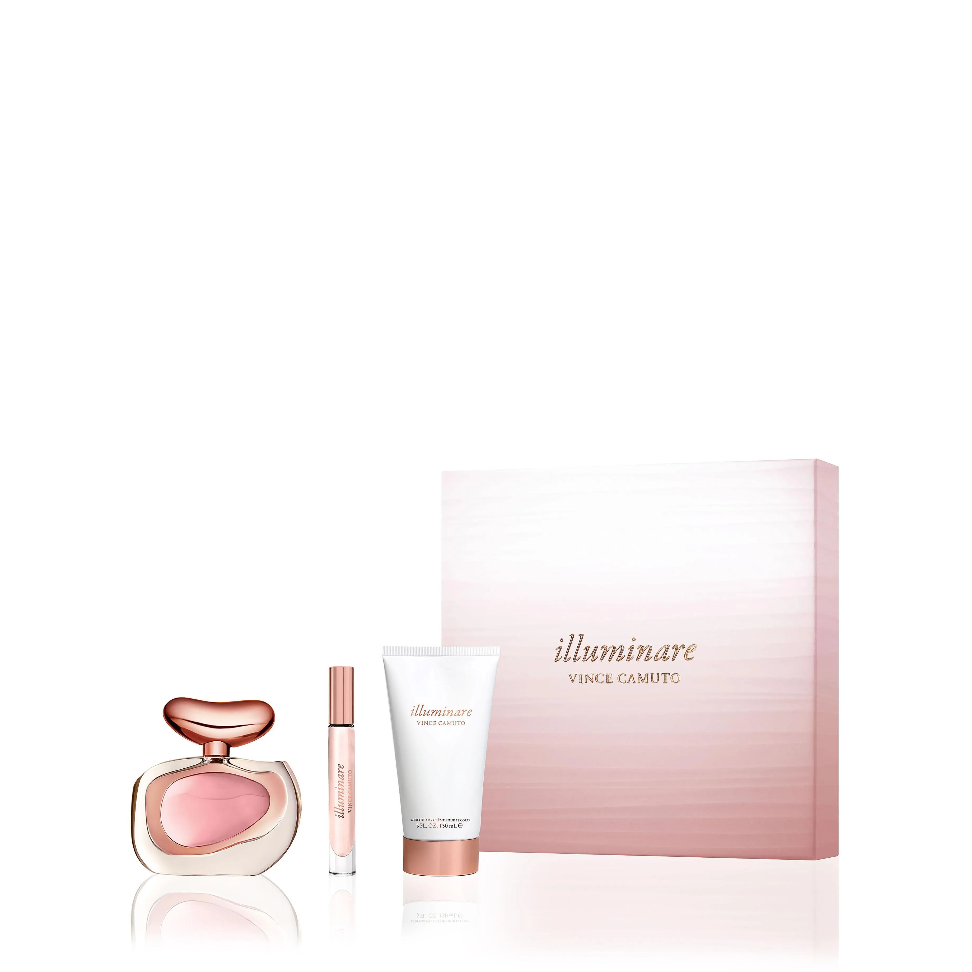 Vince Camuto Illuminare For Women Set  Eau De Parfum 100Ml+ 6Ml+ Body Cream 150Ml