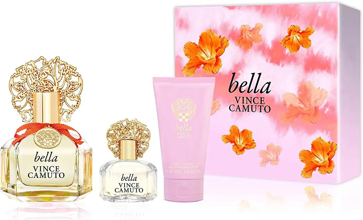 VINCE CAMUTO BELLA (W) SET EDP 100ML + 7.5ML SPRAY + 150ML BODY CREAM