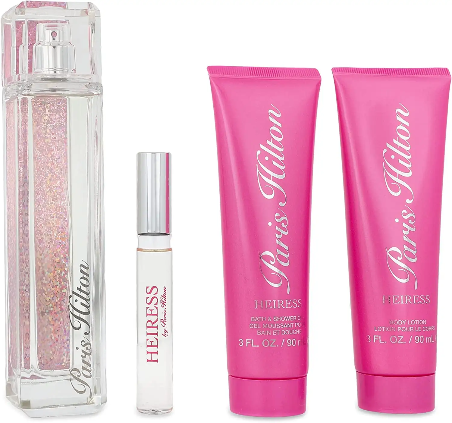 PARIS HILTON HEIRESS (W) SET EDP 100ML + 10ML SPRAY + 90ML BL + 90ML SG