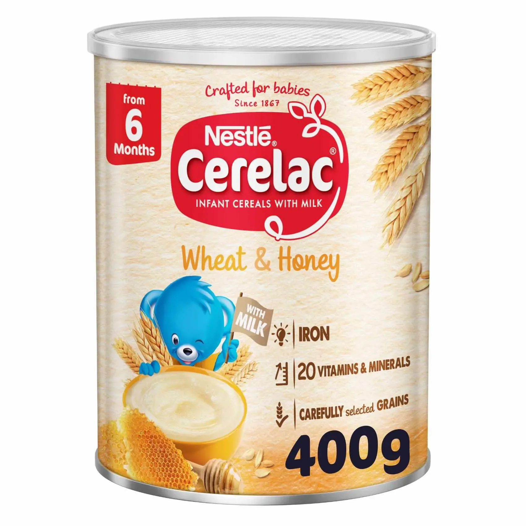 Nestlé Cerelac Infant Cereal Wheat & Honey 400g