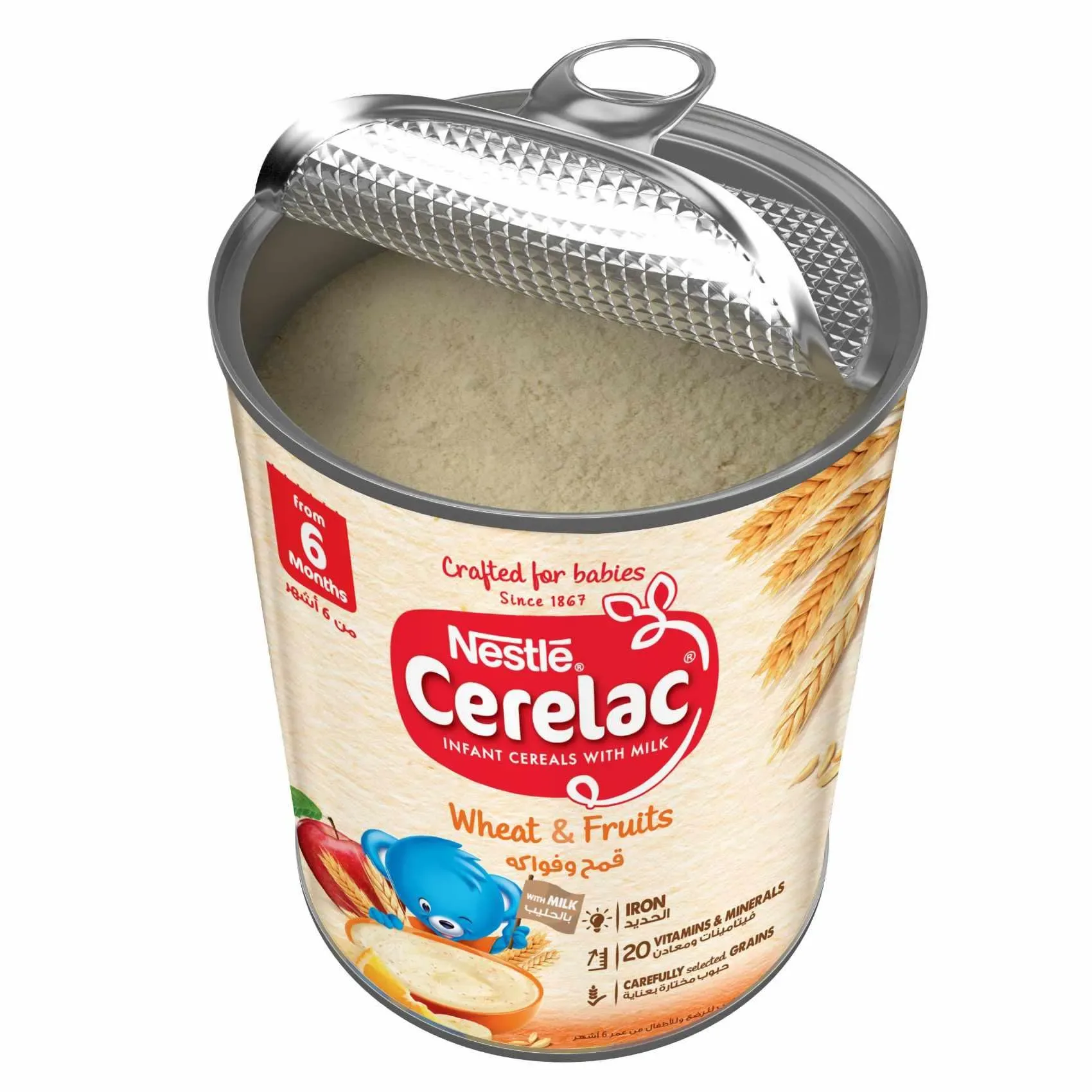 Nestlé Cerelac Infant Cereal Wheat & Fruits 1kg