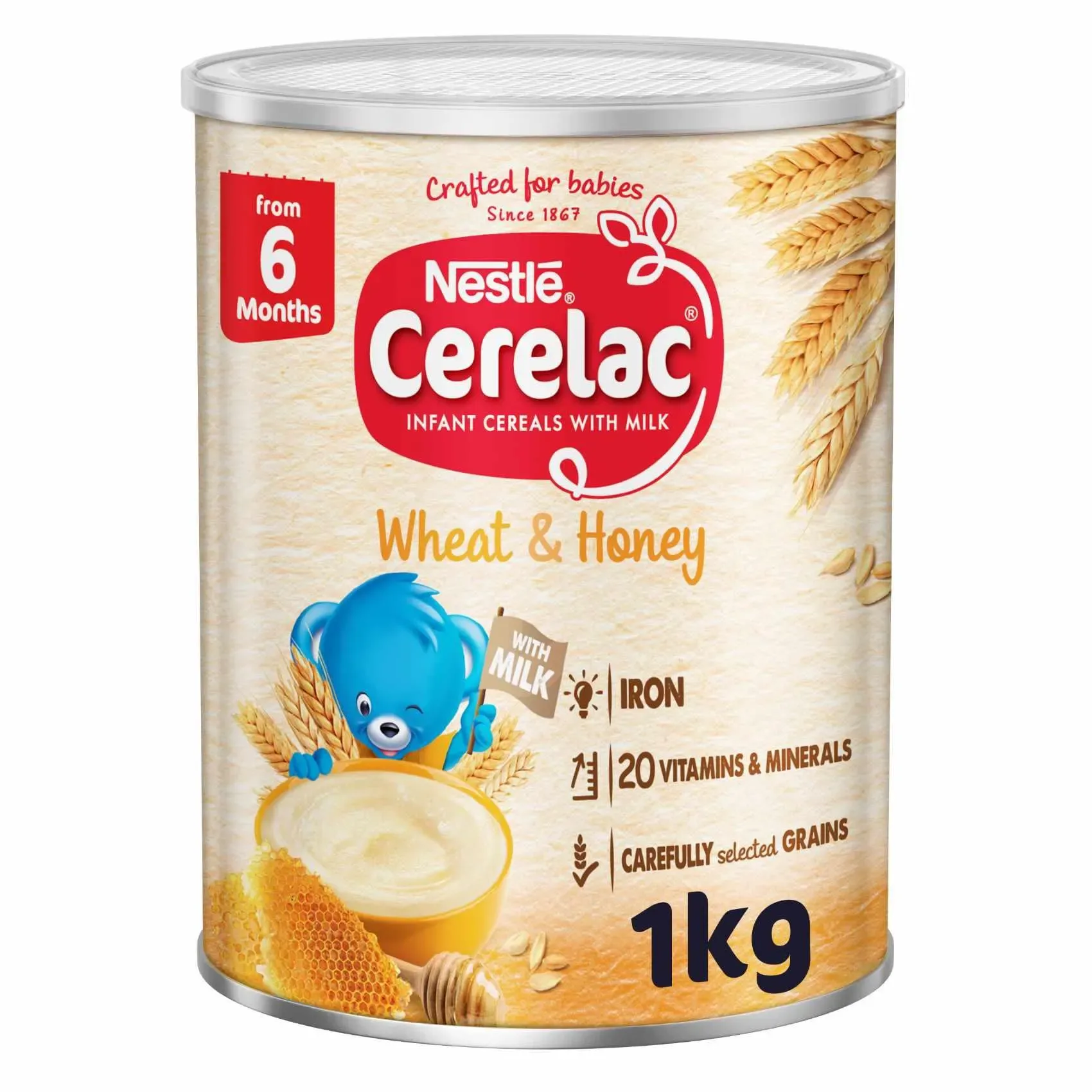 Nestlé Cerelac Infant Cereal Wheat & Honey 1kg