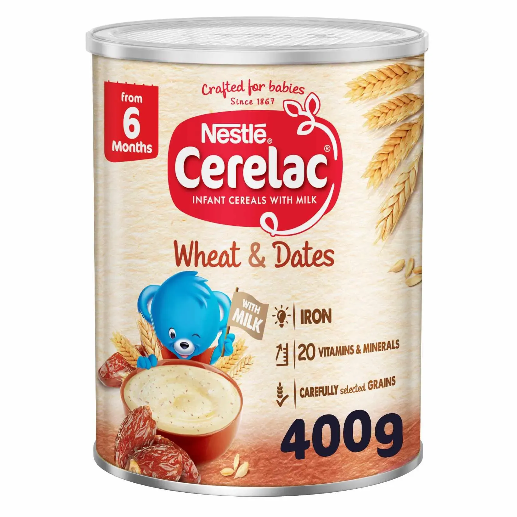 Nestlé Cerelac Infant Cereal Wheat & Dates 400g