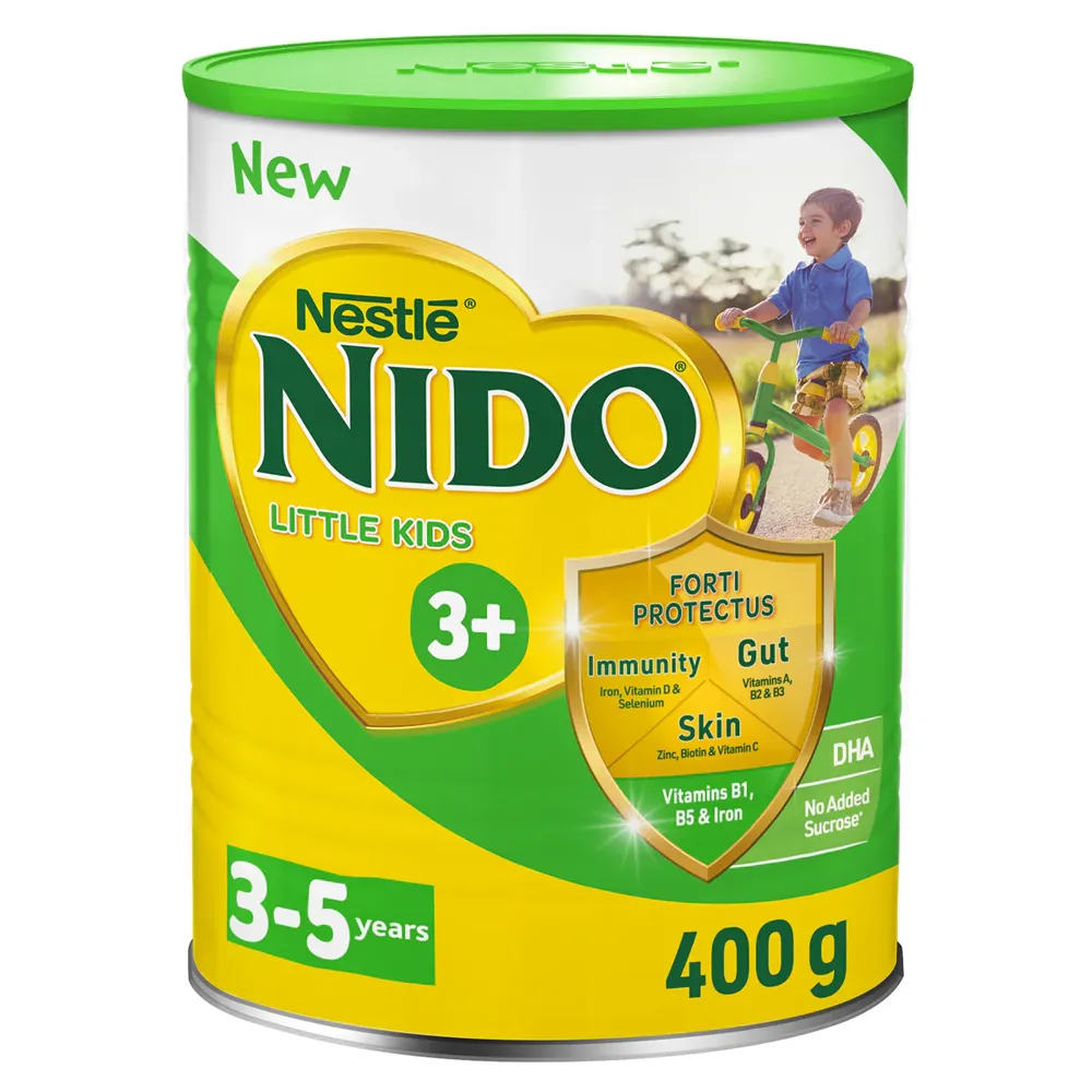 Nestlé Nido Little Kids 3 Plus Growing Up Milk Powder Tin For Toddlers 3 To 5 Years 400g