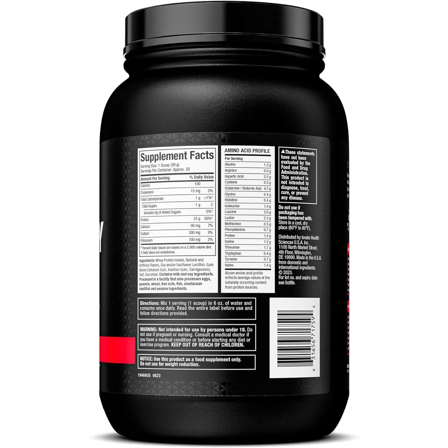 Muscletech Isowhey 100% Whey Protein Isolate Dietary Supplement In Chocolate Flavor 907 Gm 2 Lb