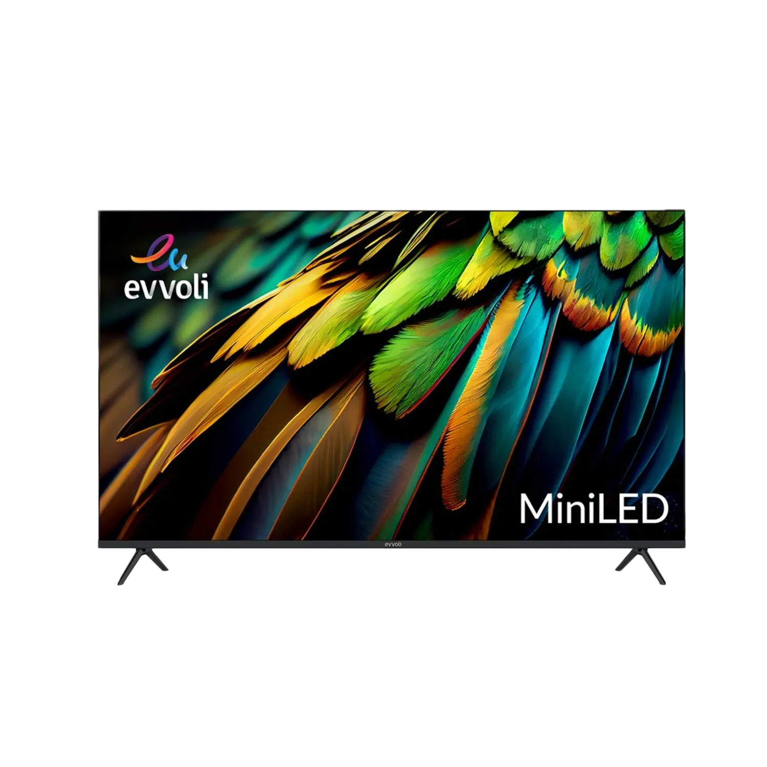 Evvoli 65-Inch 4K Mini Led Android Smart Tv, Dolby Vision-Atoms, Hdr 10+, 120Hz With Remote Laser Pointer 65Ev600Ma