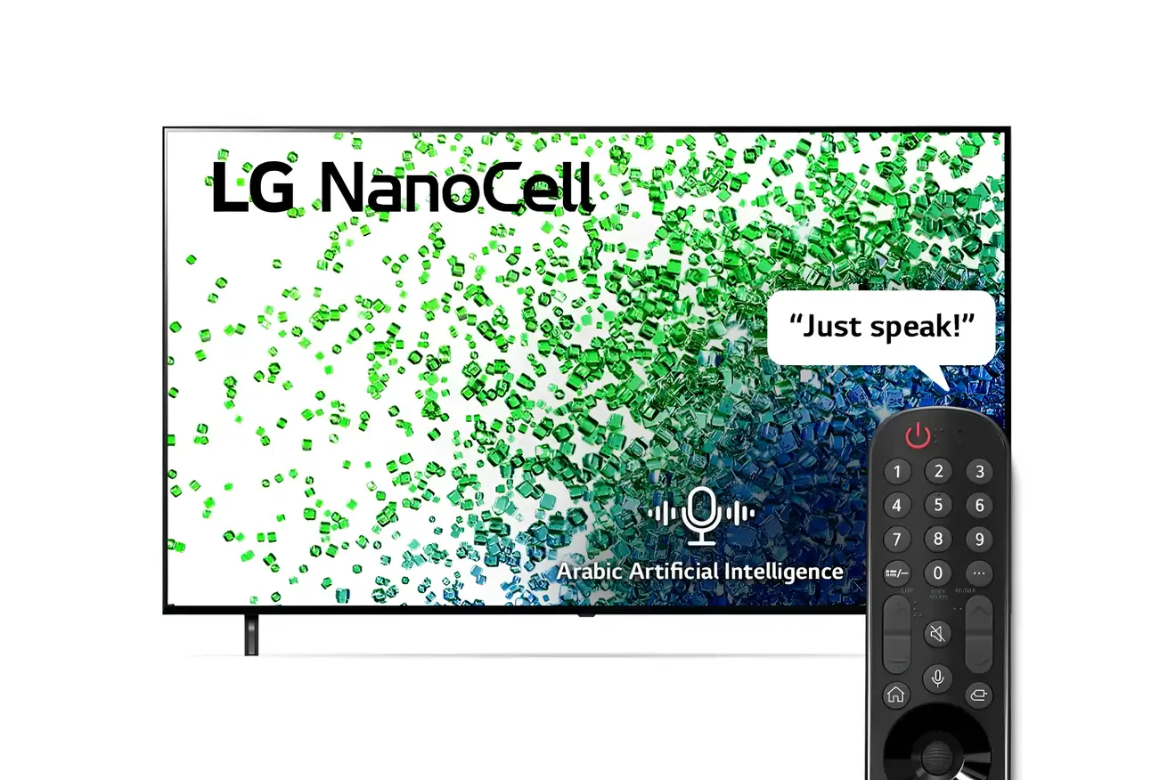 LG Real 4K NanoCell 65 Inch 80 Series, Nano Color, Quad Core Processor 4K, Cinema Screen 65Nano80VPA