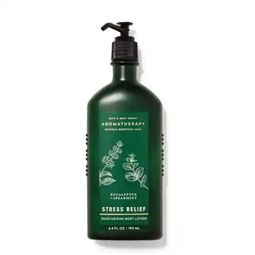 Bath & Body Work Aromatherapy Eucalyptus+Spearmint Stress Relief B/Lotion 192ml Glass