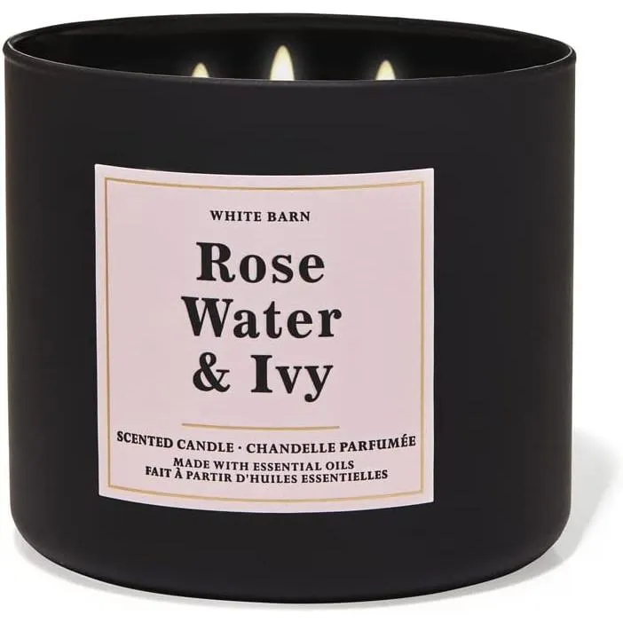 Bath & Body Works Rose Water & Ivy Scented Candle