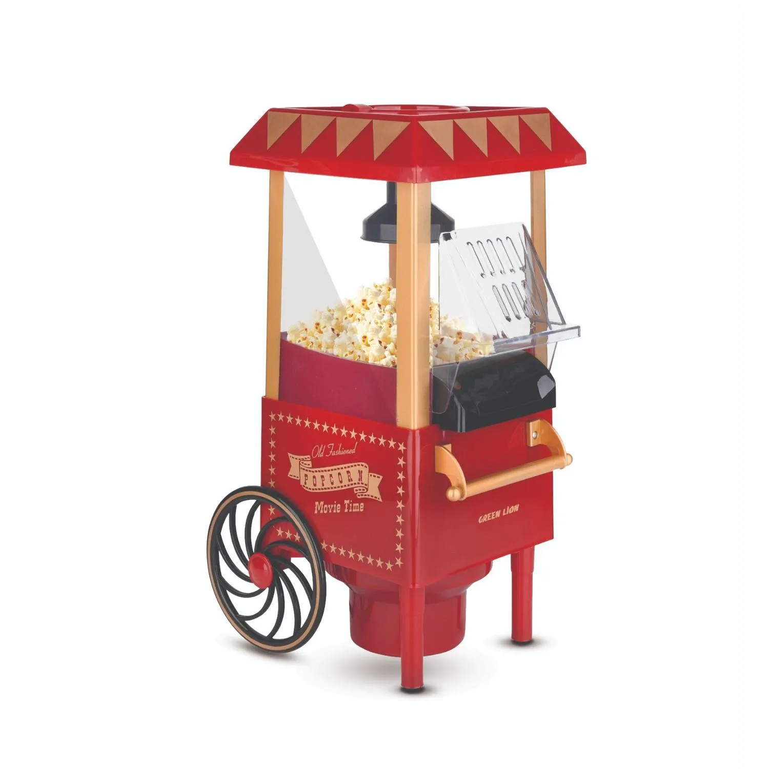 Green Lion Vintage Popcorn Maker Red Gnvntpopmrrd
