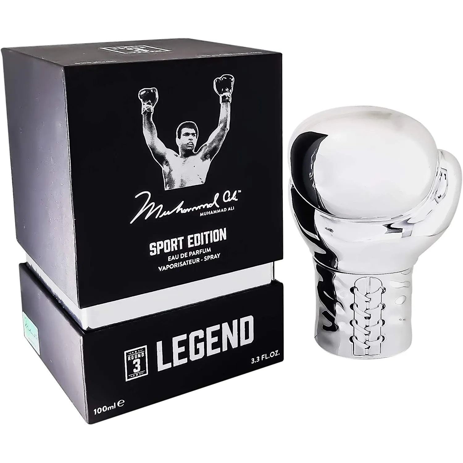 Muhammad Ali Legend Round 3 Eau De Parfum Spray Sport Edition for Men 100 Ml