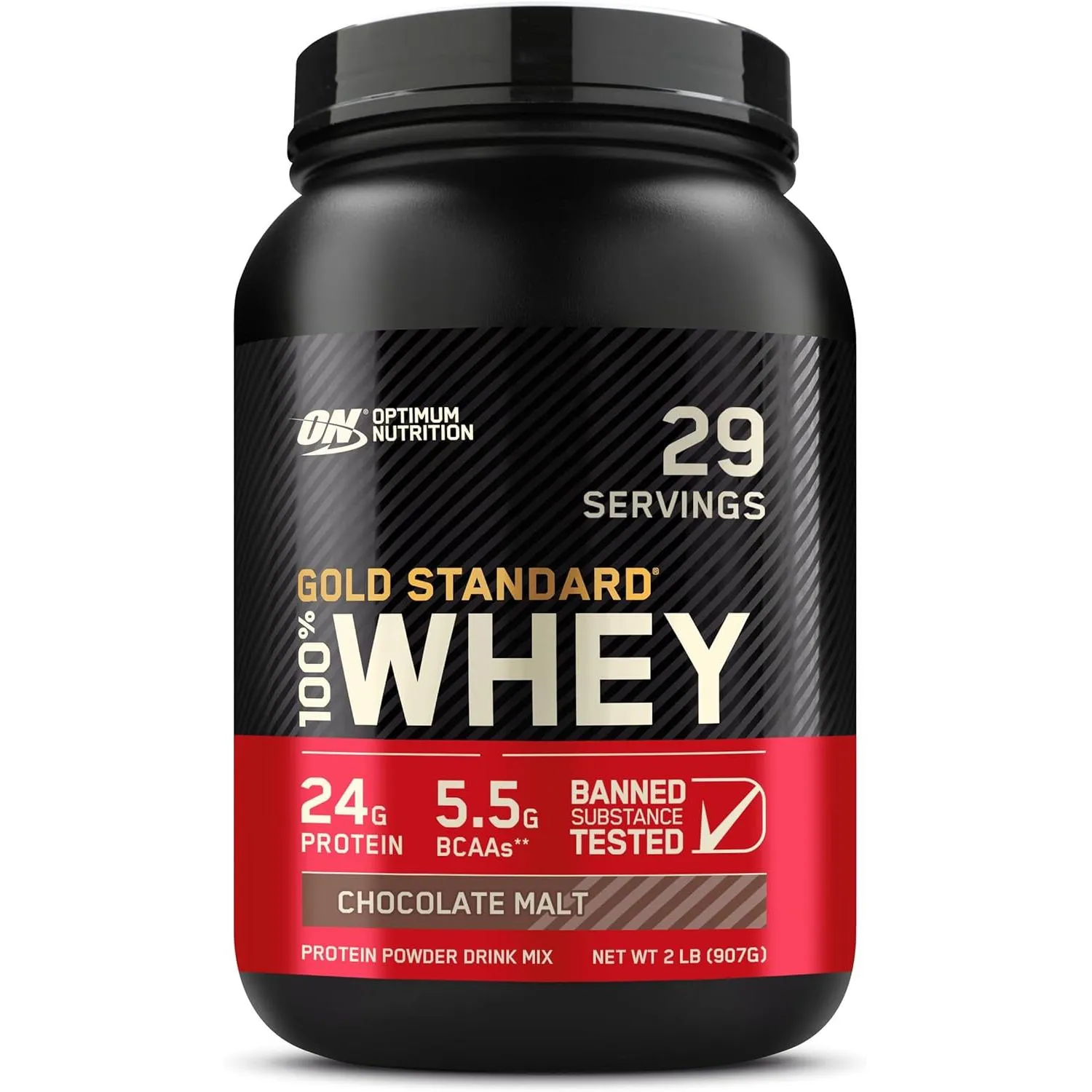 Optimum Nutrition Gold Standard 100% Whey Protein Chocolate Malt 2 Lb 29 Servings