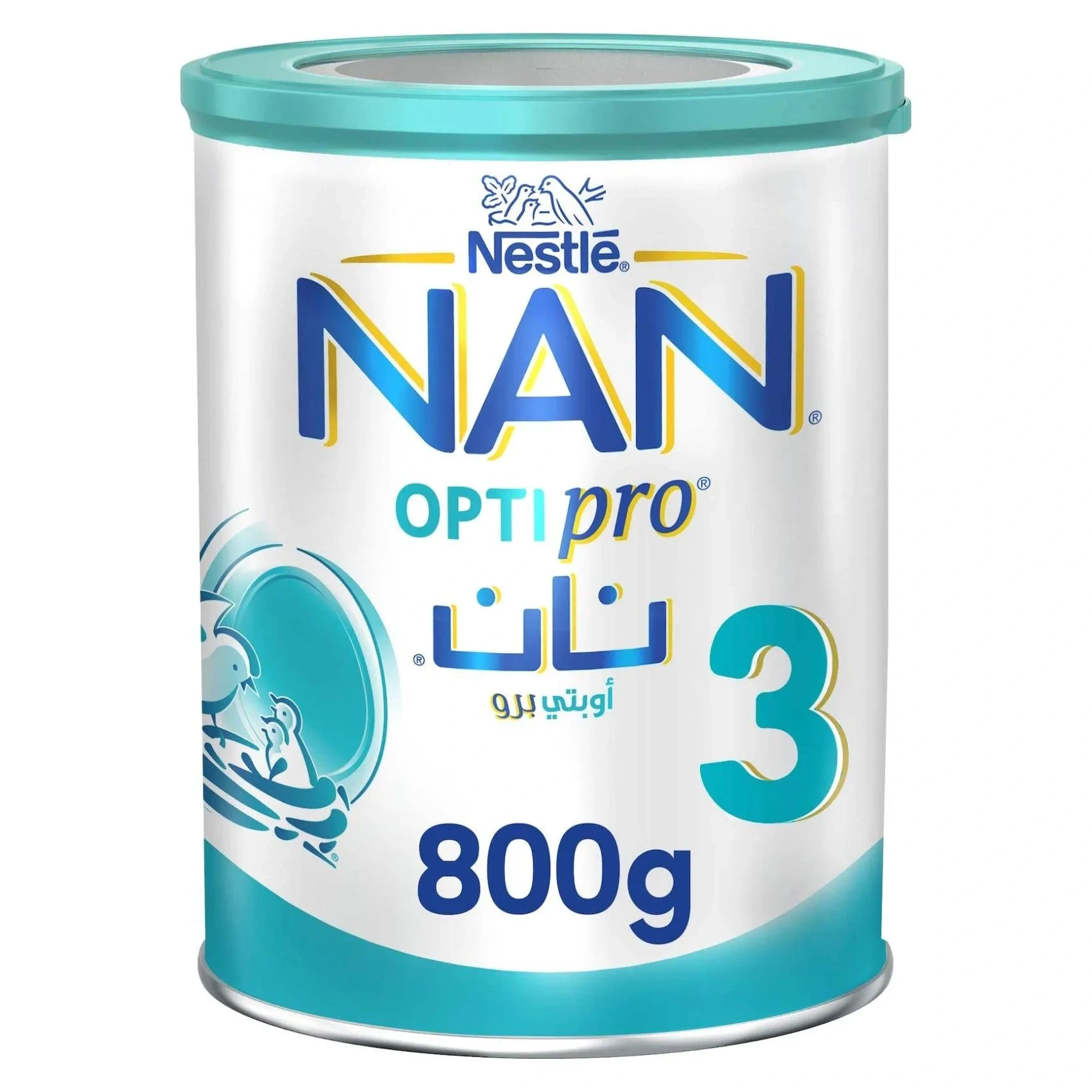 Nestlé Nan Optipro 3 Growing Up Milk From 1 To 3 Years With 2’fl And Bl Probiotic 800g