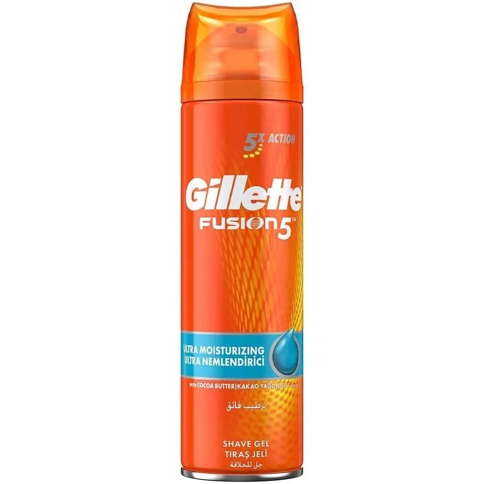 Gillette Fusion5 Ultra Moisturising Men'S Shaving Gel, 200Ml