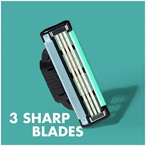 Gillette Mach3+ Blade Refills 5 Count