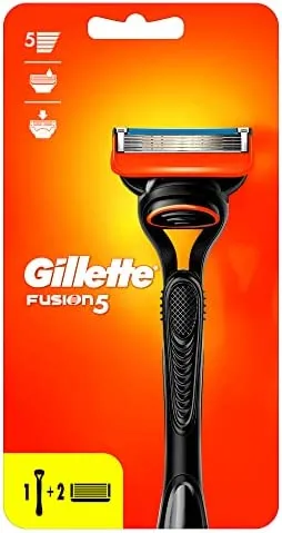 Gillette Fusion 5 Men's Razor 1 Handle + 2 Blades