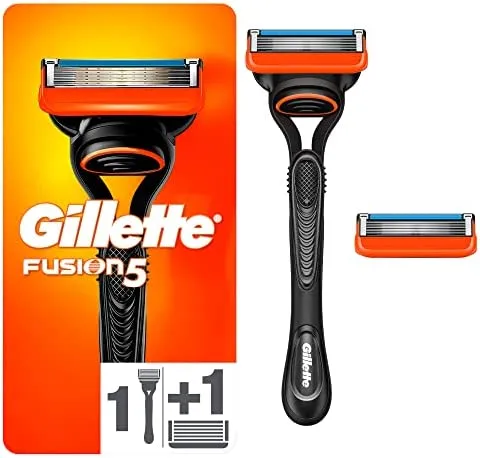 Gillette Fusion 5 Men's Razor 1 Handle + 2 Blades