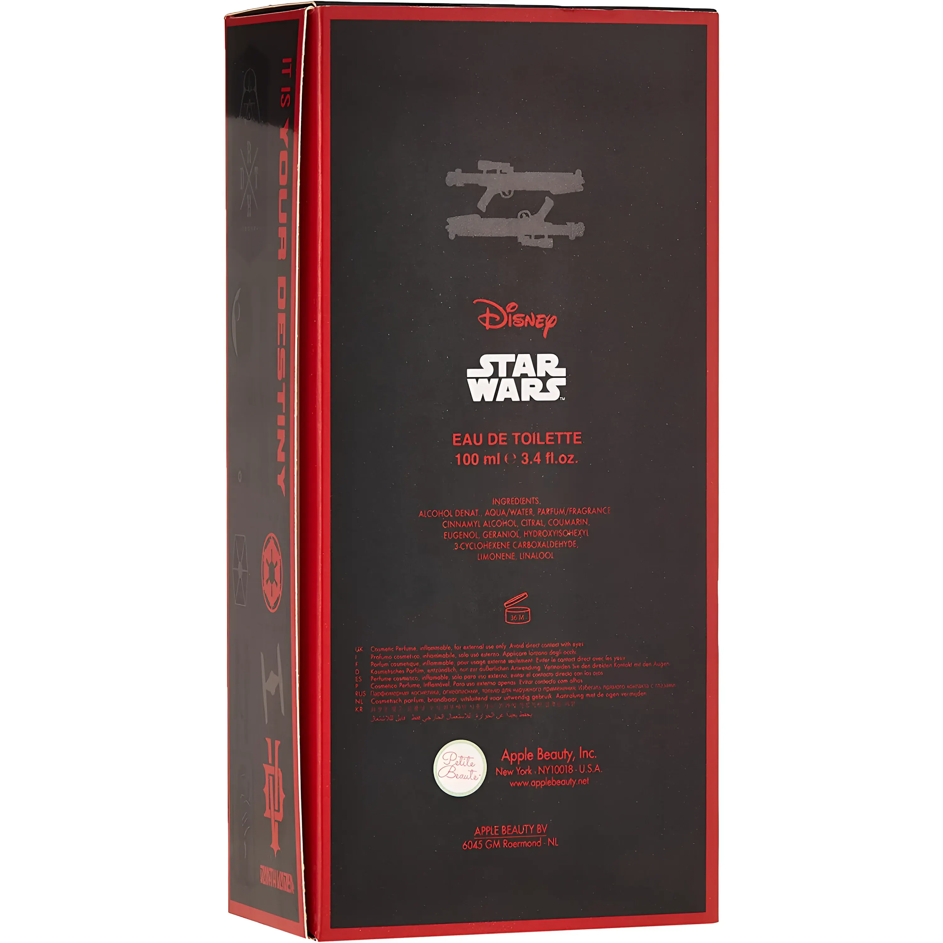 Disney Star Wars The Dark Side Eau De Toilette For Men 100 Ml