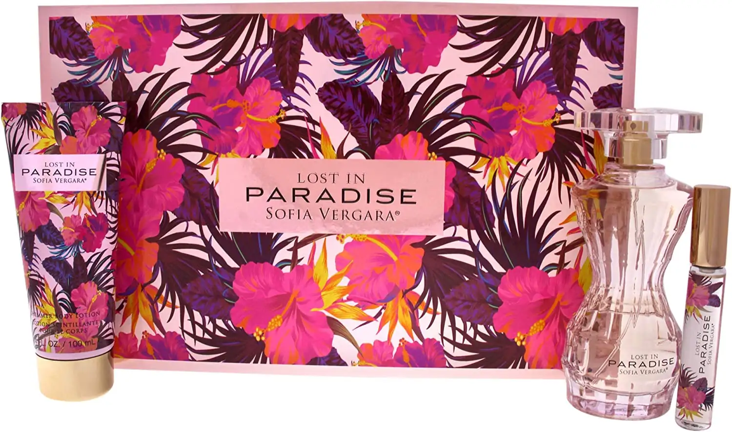 SOFIA VERGARA LOST IN PARADISE (W) EDP 100ML+10ML ROLL-ON +100ML BL SET