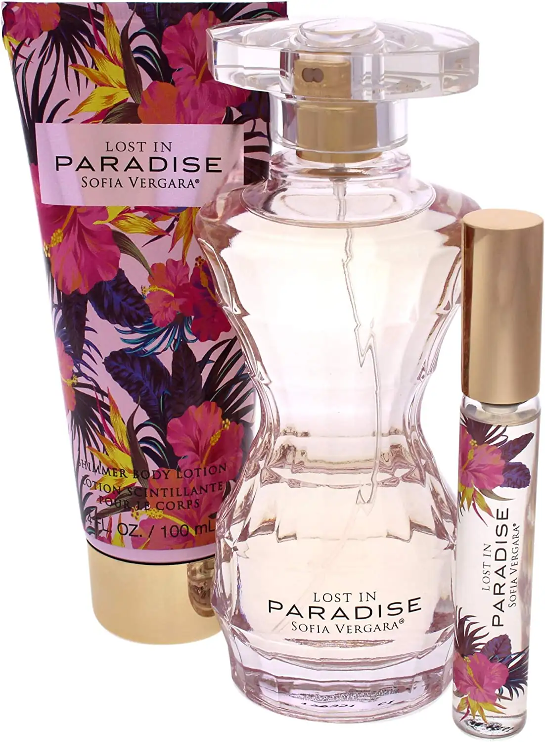 SOFIA VERGARA LOST IN PARADISE (W) EDP 100ML+10ML ROLL-ON +100ML BL SET