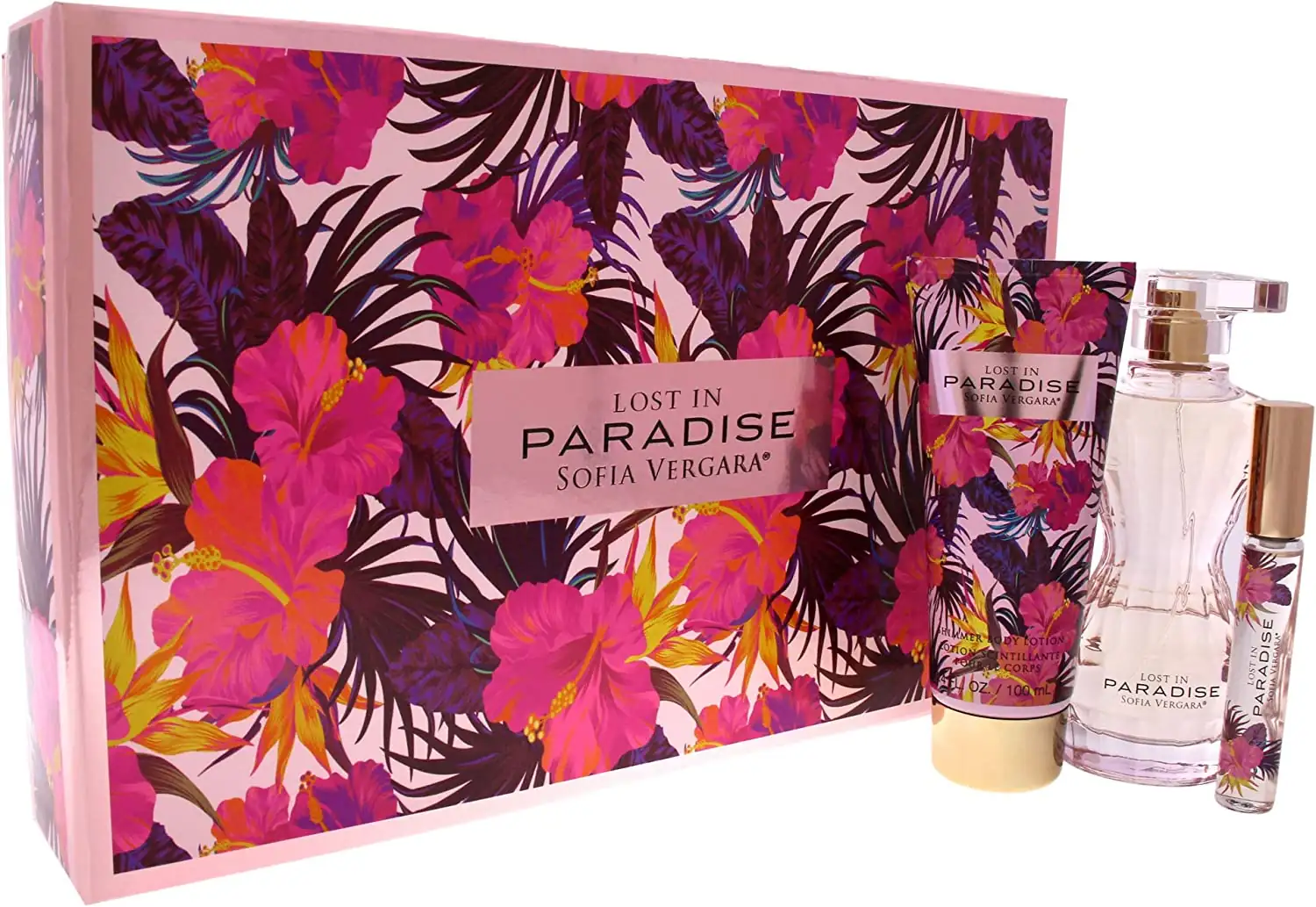 SOFIA VERGARA LOST IN PARADISE (W) EDP 100ML+10ML ROLL-ON +100ML BL SET