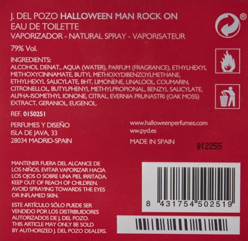 HALLOWEEN MAN ROCK ON EDT 125ML