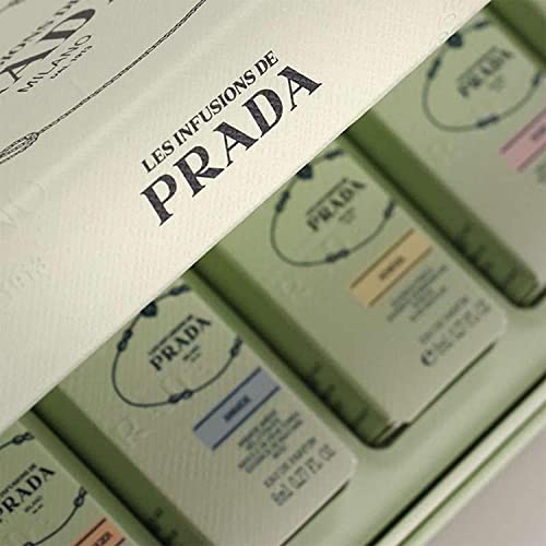 Prada Milano Les Infusions De EDP5X8ml(Iris+Iris Cedre+Rose+Fleur D'Oranger+Mandarine)Mini Set