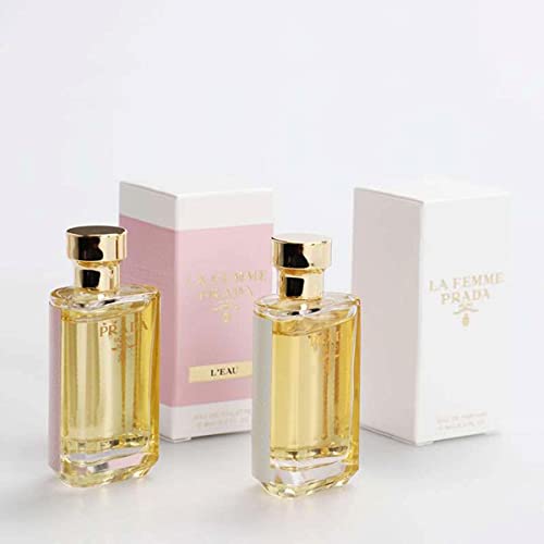 PRADA LAFEMME EDP 2X9ML + LAFEMME L'EAU EDT 2X9ML TRAVEL EXCLUSIVE MINITURE SET