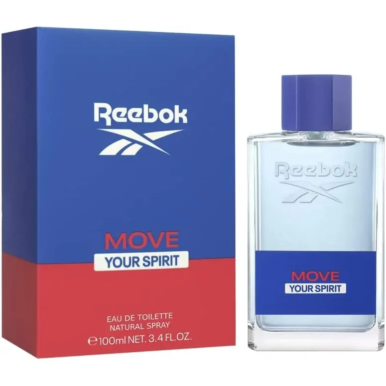 Reebok Men's Move Your Spirit Eau De Toilette Spray 100 Ml