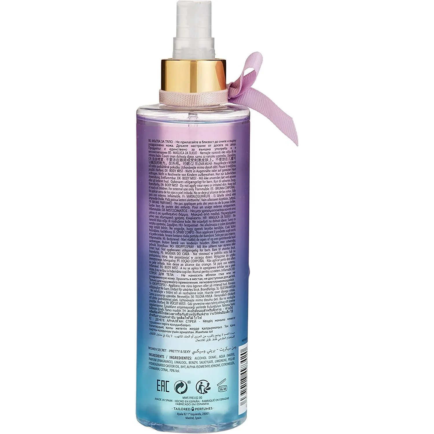 Women'secret Pretty & Sexy Body Mist 250Ml