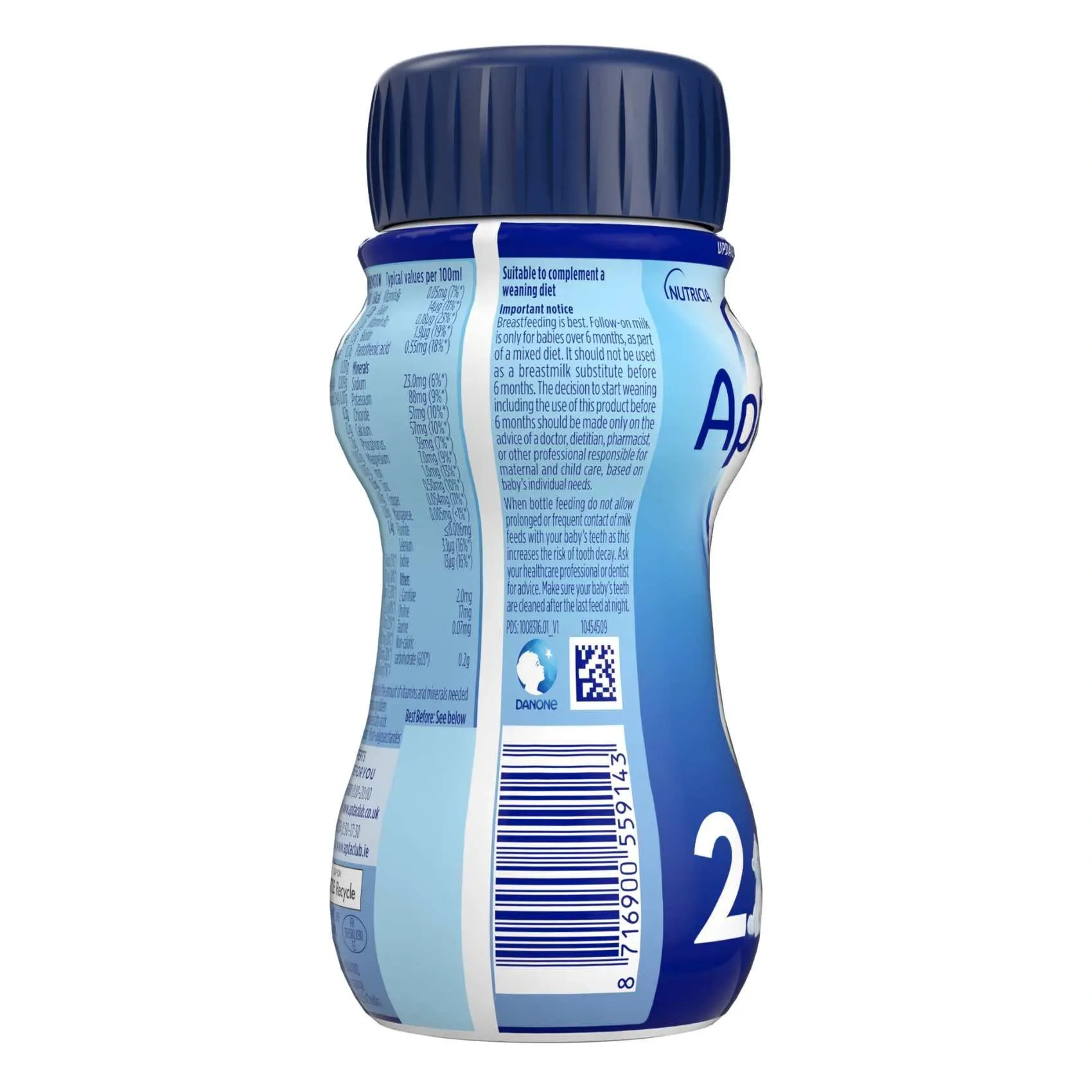 Aptamil Follow On Milk Formula From 6-12 Months 200ml