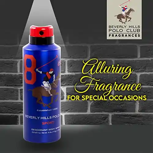 Beverly Hills Polo Club 8 Sport 175ml Deo Spy