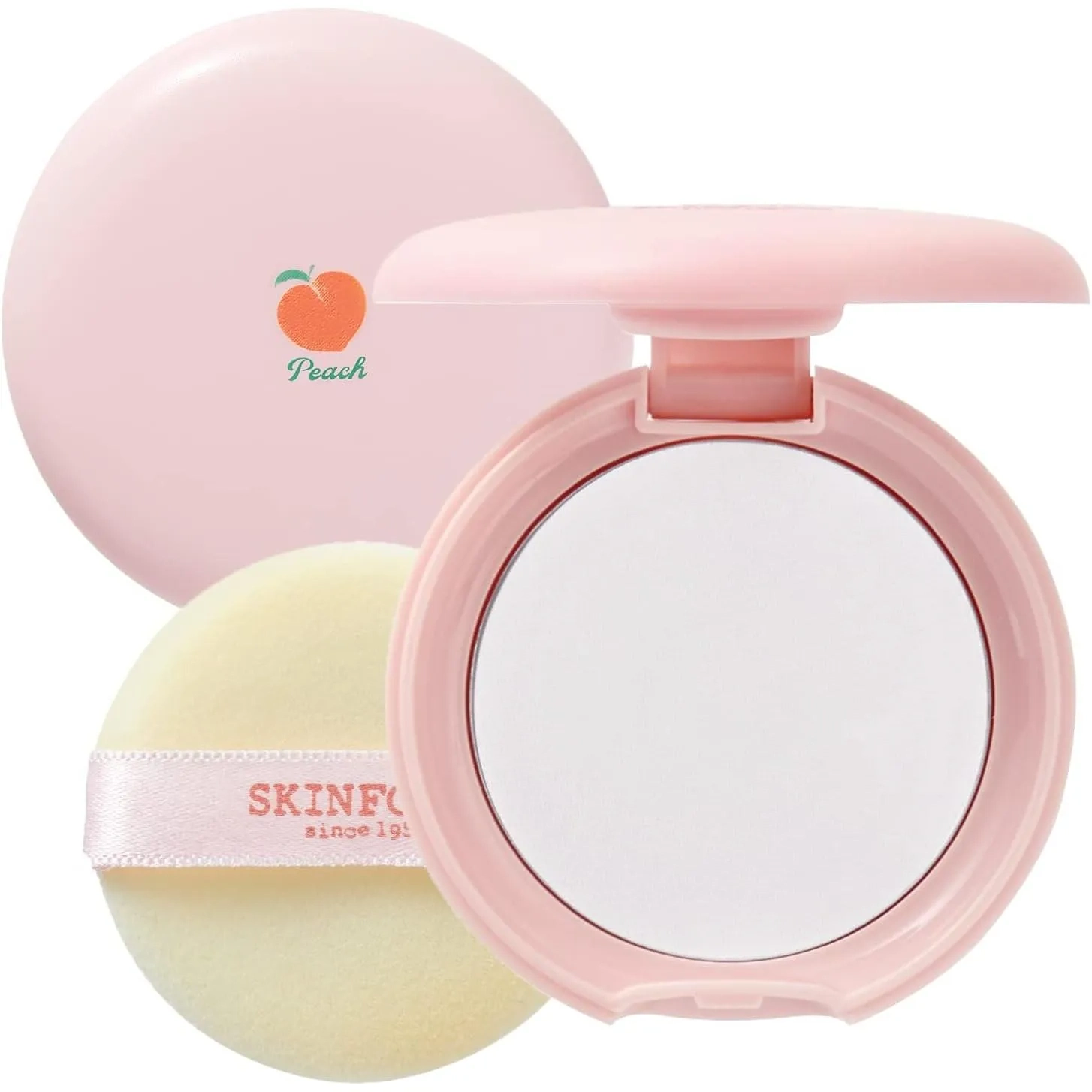 SKINFOOD Peach Cotton Pore Blur Pact Sebum Control Pack 4g