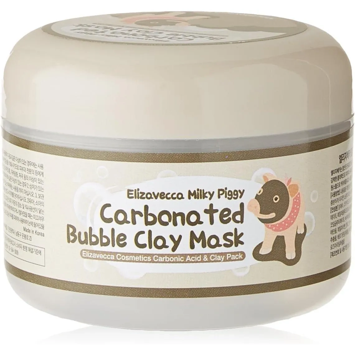 Elizavecca Milky Piggy Carbona Ted Bubble Clay Mask 100ml