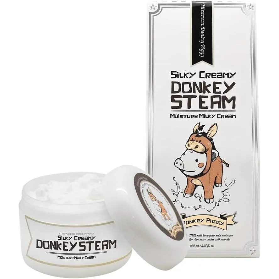 Elizavecca Donkey Piggy Silky Creamy Donkey Steam Moisture Milky Cream 100ml