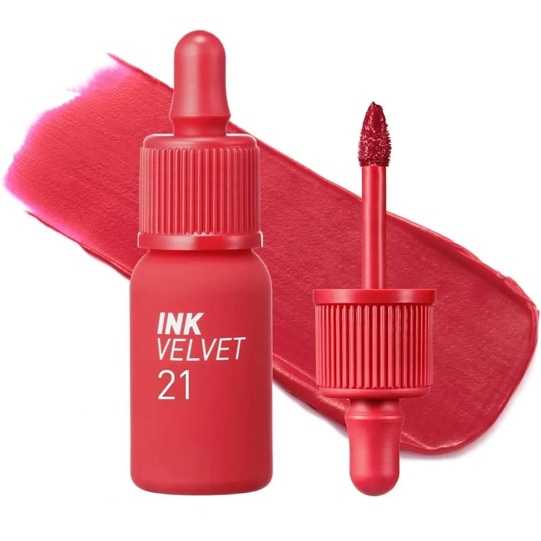 Peripera Ink Velvet 021 Vitality Coral Red