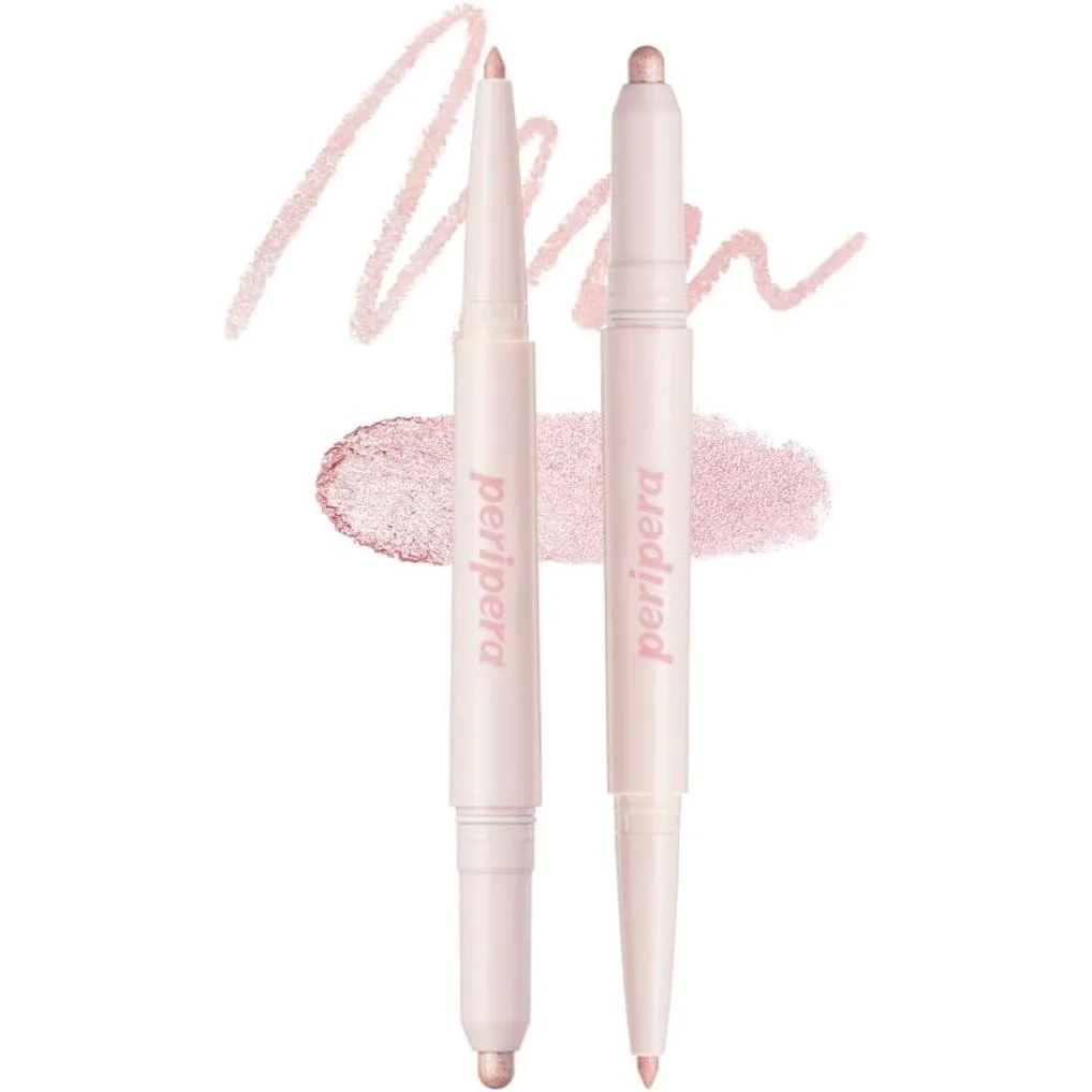 Peripera Sugar Twinkle Duo Eye Shadow Stick 03 Glimmering Pink