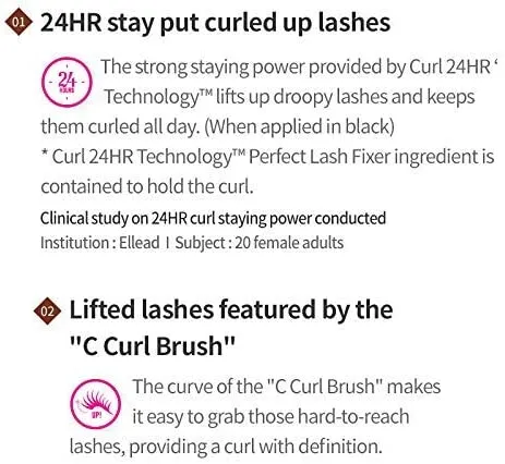 Etude House Lash Perm Curl Fix Mascara Long Lash