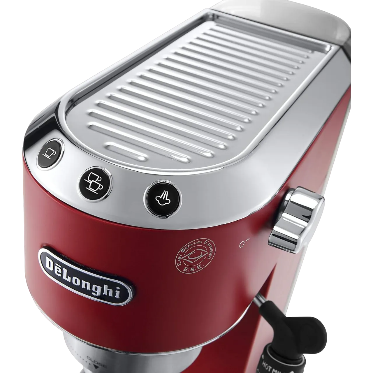 De'Longhi Dedica Style Scarlet Red Pump Espresso Manual Coffee Machines Ec685.R