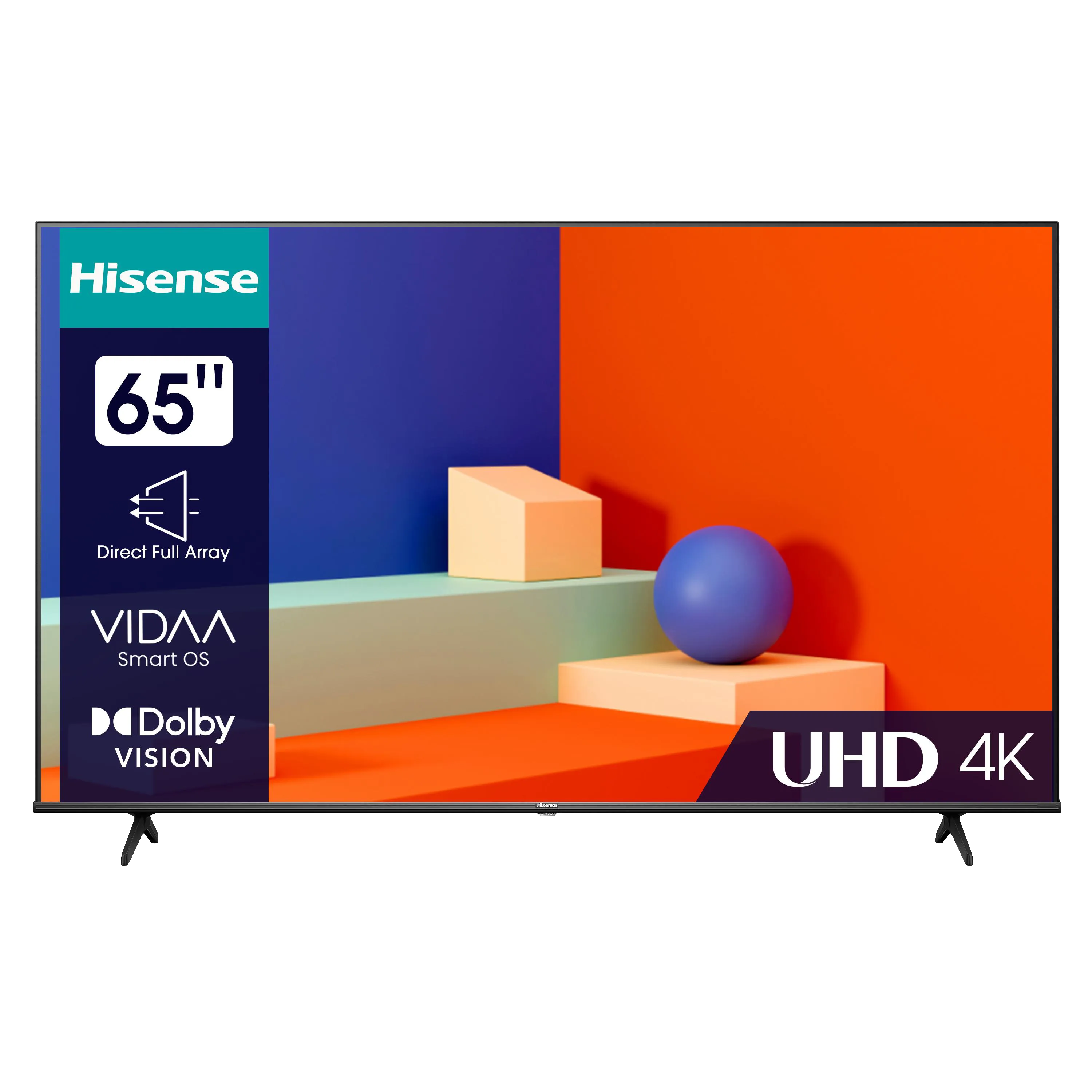 Hisense 65 Inch A6 Series 4K Uhd Smart Tv 65A62Ks Black