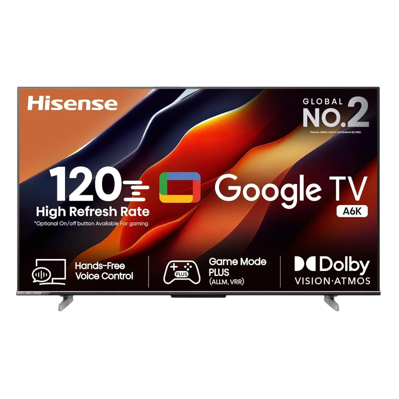 Hisense 75 Inch Uhd Vidaa U5 Tv Black 75A6K