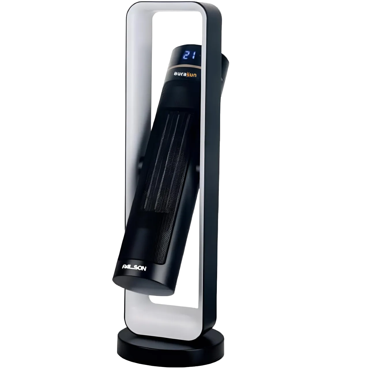 Palson Ceramic Tower Heater With Adjustable Thermostat, Remote Control (2200W) Black Color Model-30861