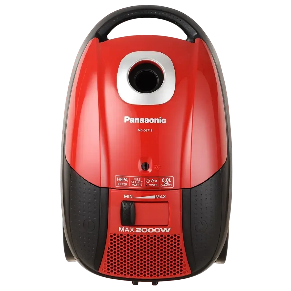 Panasonic Canister Vacuum Cleaner Red Mc-Cg713