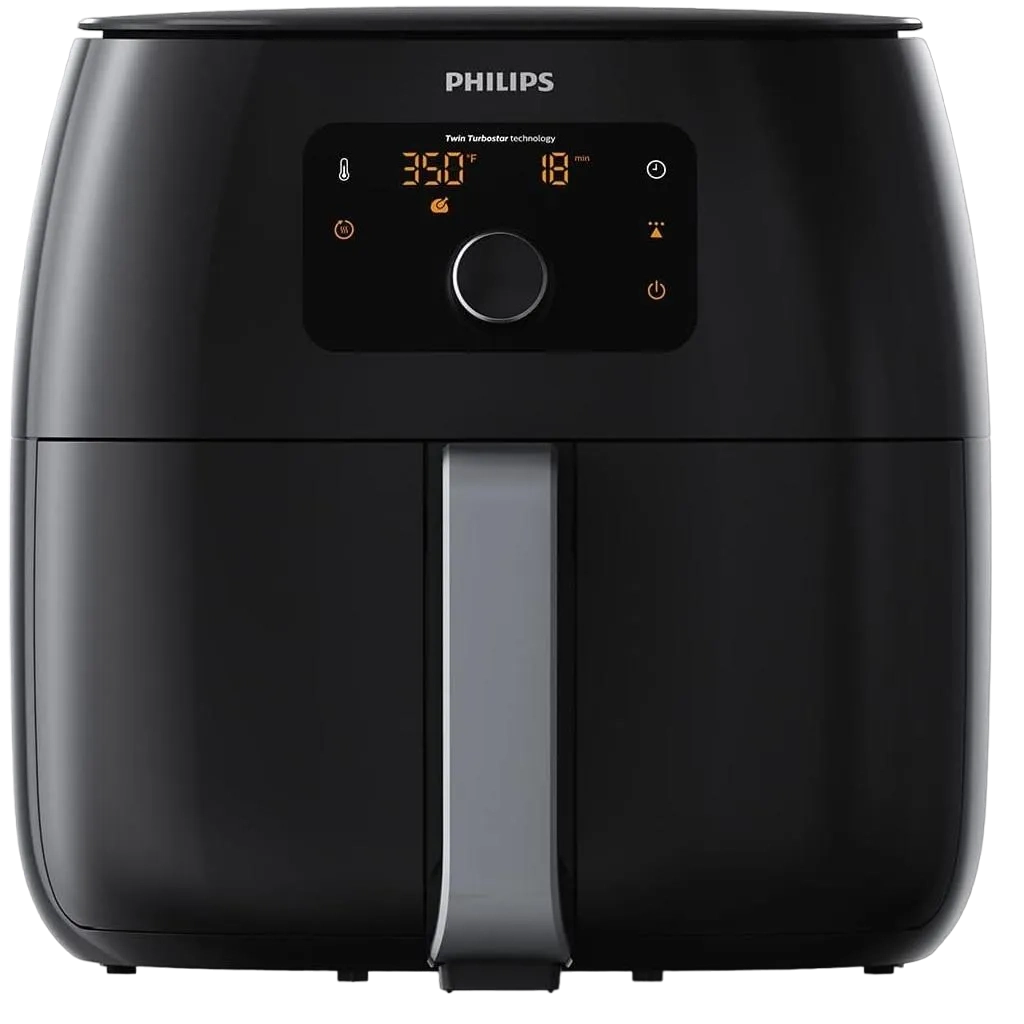 Philips Premium Airfryer Xxl With Fat Removal Technology, 3Lb-7Qt, Black, Hd9650-96