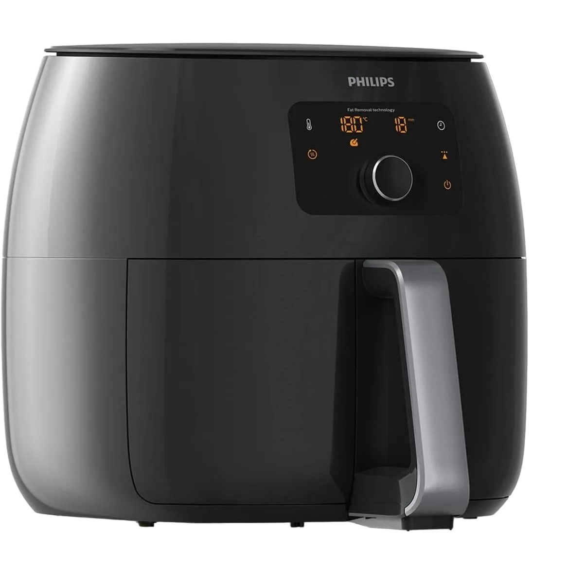 Philips Premium Airfryer Xxl With Fat Removal Technology, 3Lb-7Qt, Black, Hd9650-96