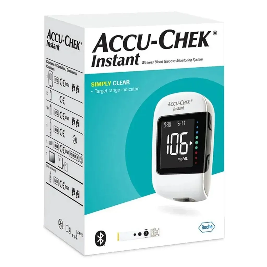 Accu-Chek Instant Blood Sugar Monitoring System + And Simple Upper Arm Blood Pressure Monitor Ua-611 Promo Pack